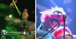 Travis Barker vs. Animal -- The Muppetastic DRUM WAR [VIDEO]