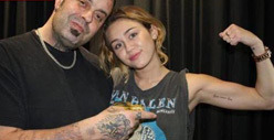 Miley Cyrus -- New Bicep Tattoo [PHOTO]