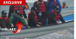 Hillary Clinton -- Close Encounter at Sea with MASSIVE Whale