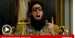 Sacha Baron Cohen RIPS The Academy -- You're Just Like an Evil Dictator!