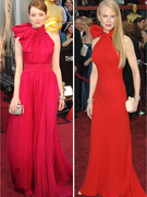 Emma Stone's Oscar Dress -- Nicole Kidman Flashback?