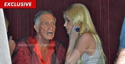 Hugh Hefner and Crystal Harris -- First Meeting Since Broken Engagement