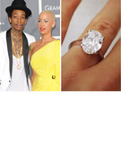 Wiz Khalifa, Amber Rose Engaged: See the Giant Engagement Ring!