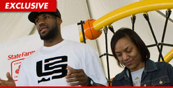 LeBron James' Mom -- Punished for Power-Slapping Valet