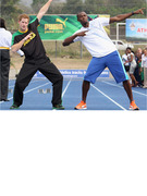 Prince Harry Takes On the World's Fastest Man -- And Wins?