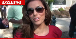 Eva Longoria's Bentley -- Backs That Ass Up ... Into Another Car
