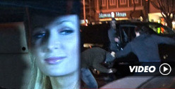 Paris Hilton Escapes MASSIVE Brawl ... Caught on Tape!