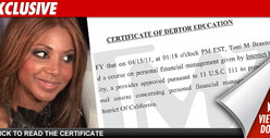 Toni Braxton -- I Graduated From Debt School! 