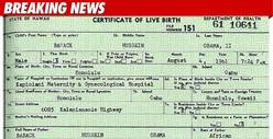 White House Releases Obama Birth Certificate