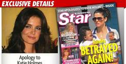 Star Mag -- Katie Holmes AIN'T No Drug Addict