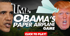 TMZ's Barack Obama Paper Airplanes Game