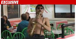 Sexy Sax Man -- Now Available for Delivery