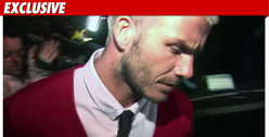David Beckham in Car Accident on LA Freeway
