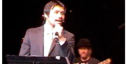 Manny Pacquiao -- Looking Good, Singing Good Too!
