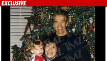 Arnold Posed for Xmas Pic -- With Kid and Mistress