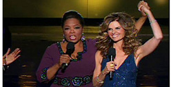 Oprah and Maria -- The Televised Shot At Arnold 