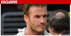 David Beckham -- 'Speeding Really Bad' Before Crash