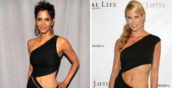 Halle & Beth Stomach Each Other's Look
