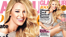 Blake Lively Covers Glamour -- Talks Penn Badgley Split