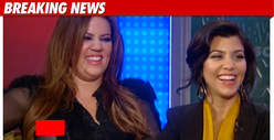 Khloe K -- MAJOR Nip Slip on 'Fox & Friends'