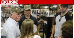 Matt Damon & 'Office' Star -- SURROUNDED by Guns