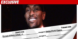 Ron Artest -- World Peace to Come in August