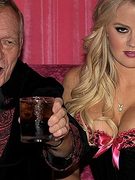 Hugh Hefner Steps Out with New Playmate
