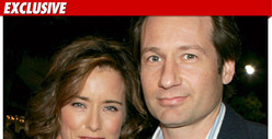 David Duchovny and Tea Leoni -- Separated