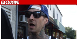 Travis Barker Repairing Tats Damaged in Plane Crash