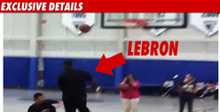 LeBron Dunks on Kid -- Apologizes with Shoes