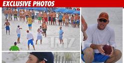 Locked Out NFL Stars -- Best Beach Football Ever!