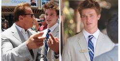 Arnold & Patrick Schwarzenegger Get Malled