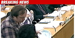 Rupert Murdoch -- Accosted by Protester at Parliament