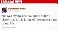 Mark Ronson -- I've Lost My 'Musical Soulmate'