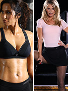 Hilary, Jenny, Padma & Christie Show Skin for Danskin