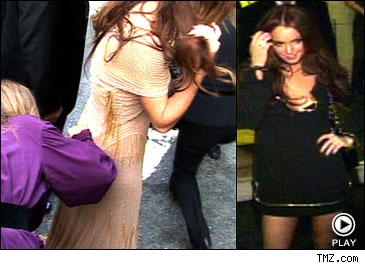 lindsay lohan wardrobe malfunction