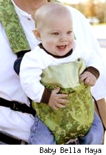 Gwyneth Paltrow's Candy Apple Green Baby Bjorn cover