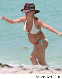 Britney at the beach