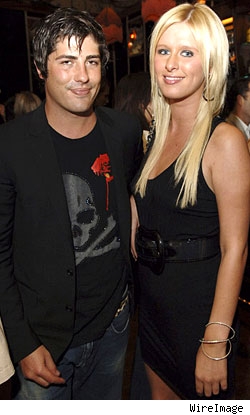 Brandon Davis with Nicky Hilton