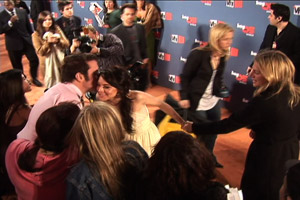Lindsay lohan greets Perez Hilton