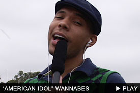 Idol hopefuls perform