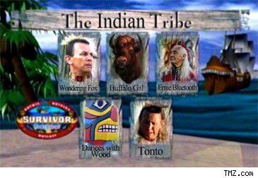 Parody of Native American Survivor team