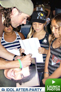 Ace Young at the Idol after-party