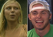 Maria Sharapova and Andy Roddick