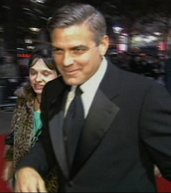 George Clooney on the red carpet