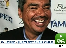 George Lopez on baby Suri: Click to watch