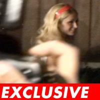 Paris Hilton after her arrest