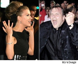Scarlett Johansson and Meatloaf