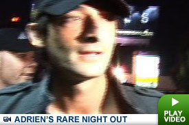 Adrien Brody's night out on the town