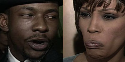 Bobby Brown and Whitney Houston